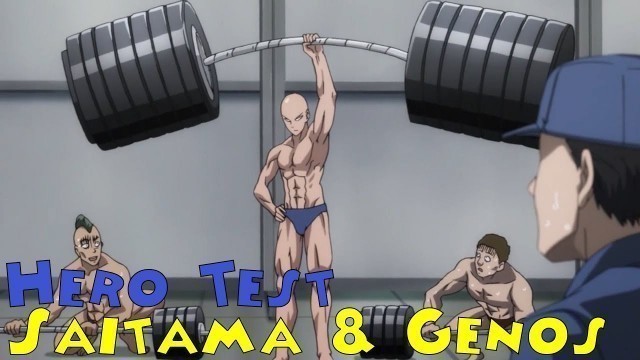 'Saitama & Genos Hero Test, One Punch Man English Dub (1080p)'