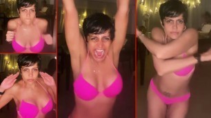 'Mandira Bedi DRUNK Dance in Pink 