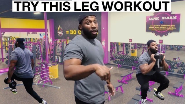 'QUICK AND EFFECTIVE LEG WORKOUT AT PLANET FITNESS'