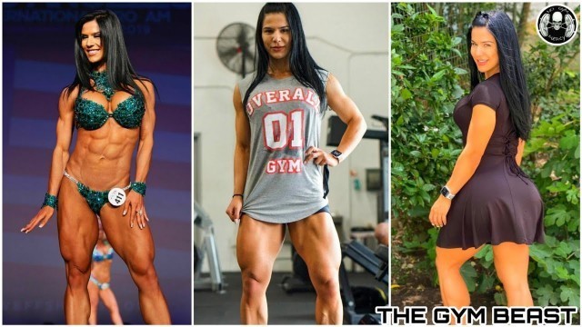 'Beautiful Brazilian Fitness Model Eva Andressa Workout | THE GYM BEAST'