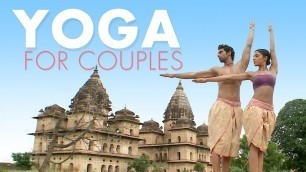 'Easy Yoga For Couples | Arms Workout | Couple Yoga Poses For Partners | Yogasan'