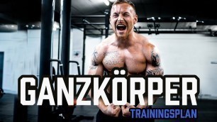 'GANZKÖRPER TRAININGSPLAN für das Fitnessstudio | Workout für Anfänger und Fortgeschrittene im Gym'