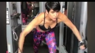 'Mandira Bedi Hot Braless Workout'