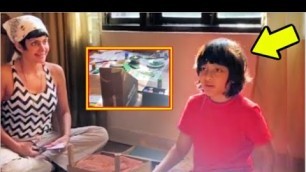 'Mandira Bedi With SON Vir Making 3D Painting CUTELY'