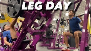 'SKINNY GUY WORKSOUT AT PLANET FITNESS Pt.2 SUMMER BODY (LEG DAY)'