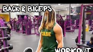 'Back & Biceps Workout | Planet Fitness !'