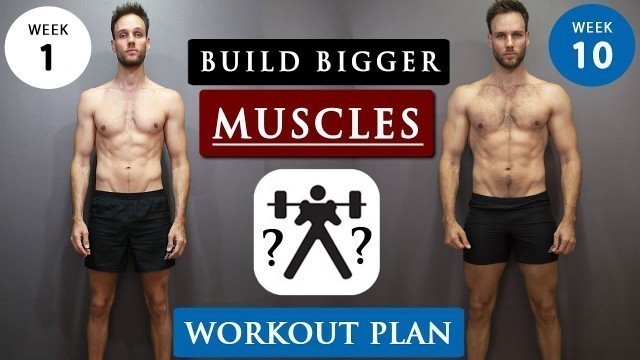 'How to GAIN MUSCLE for SKINNY GUYS | Full WORKOUT ROUTINE'