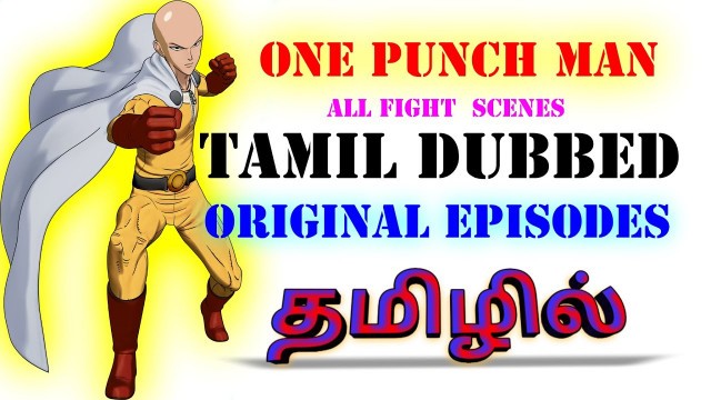 'One punch man Tamil dubbed ||  All fight  scenes in one punch man || KSV channel.'