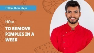 'How to Remove Pimples in 1 week | Ankit Pal Fitness'