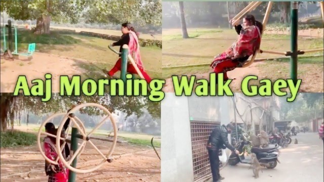 'Aaj morning walk gaey |Mintoo family vlogs |family fitness |pal family vlog |sourav joshi |pakhi fam'