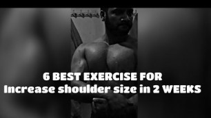 '#FITNESS ADDICT Arshad khan 6 BEST EXERCISE FOR Increase shoulder size in 2 WEEKS