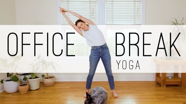 'Office Break Yoga  |  14 Min. Yoga Practice  |  Yoga With Adriene'