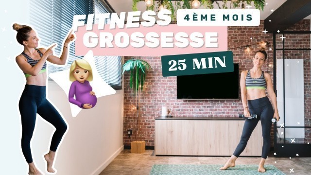 'Fitness grossesse 4eme mois   Total Body 25 min'