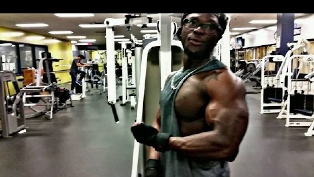 'Tank Top Biceps Flexing Muscle God Tyrone The Bodybuilder'