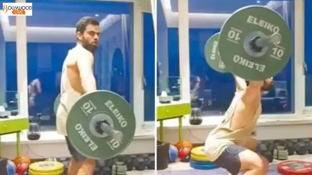 'Virat Kohli MINDBLOWING Weight Lifting While WIFE Anushka Making His Video |Workout Video |Bollywood'