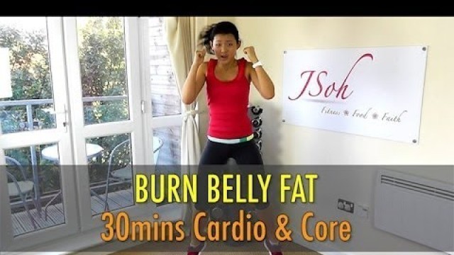 '30 Mins Cardio & Core Interval (Burn Belly Fat!) - Beginner & Advance'