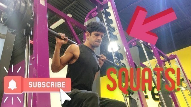 'Saadie Workout VLog  - Episode 11: Workout At Planet Fitness. SQUATS! Leg Day! How to Work Out Legs'