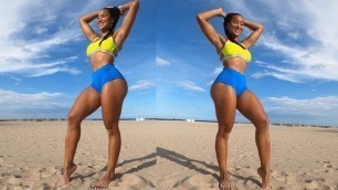 'Big BOOTY Thicker Thighs Beach Workout!'