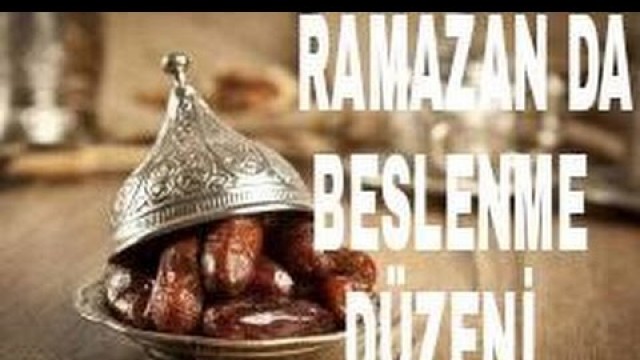 'RAMAZAN DA FİTNESS-RAMAZAN DA BESLENME DÜZENİ-FİTNESS TEAM'