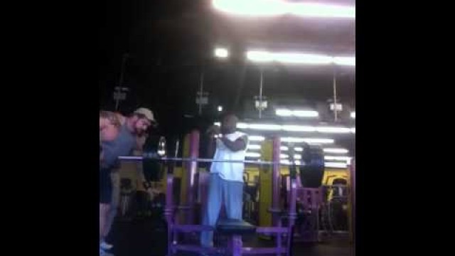 'Bench press/ planet fitness talk!'