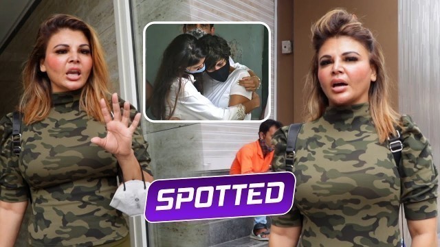 'Rakhi Sawant Reaction On Mandira Bedi’s Husband Death | Spotted At Gym'