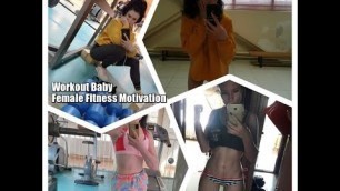 'Workout Baby Female Fitness Motivation'