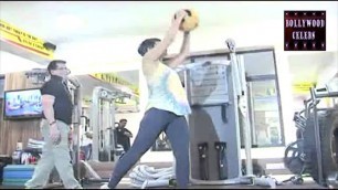 'Mandira Bedi Warm Up Exercise On Regimen For Achieving Toned Shoulder Blades'