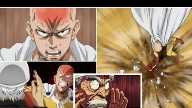 'Saitama vs Silver Fang | Saitama Almost Killed Bang | One Punch Man |'