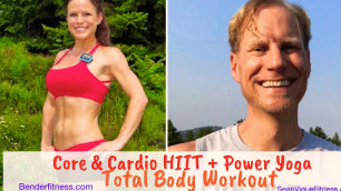 'Cardio Core HIIT + Power Yoga and Cool Down: Amazing Home Workout'