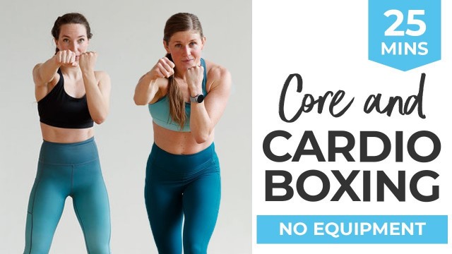 '25-Minute High Intensity Cardio Kickboxing Workout (No Equipment!) 