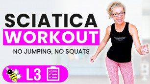 '35 Minute Low Impact CARDIO + CORE Training Workout for Sciatica'