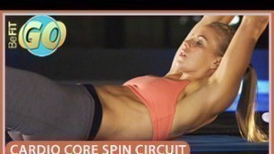 'Cardio Core Spin Circuit Workout: BeFiT GO- 15 Mins'