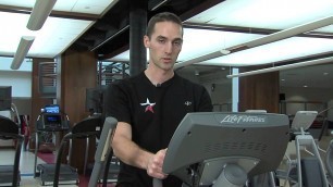 'Life Fitness Elliptical Tutorial'