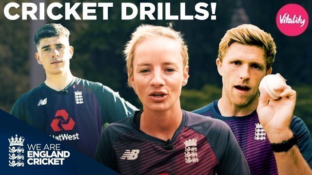 'DIY Cricket Drills! | Tips & Tricks From England Cricket Stars | Vitality Fit 4 Cricket'