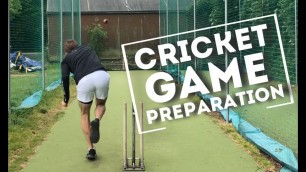 'Cricket Game Preparation'