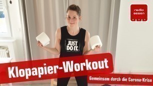 'Fit durch die Corona-Krise: Workout mit Radio Essen und Klopapier'