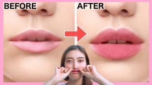 'Get Fuller Lips, Plumper Lips, Pink and Cute Lips Naturally with This Face Exercise!'