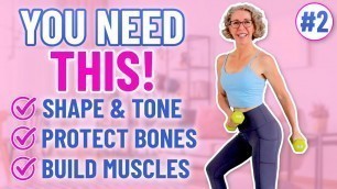 'SCULPTING Strength with Dumbbells for Women over 50'