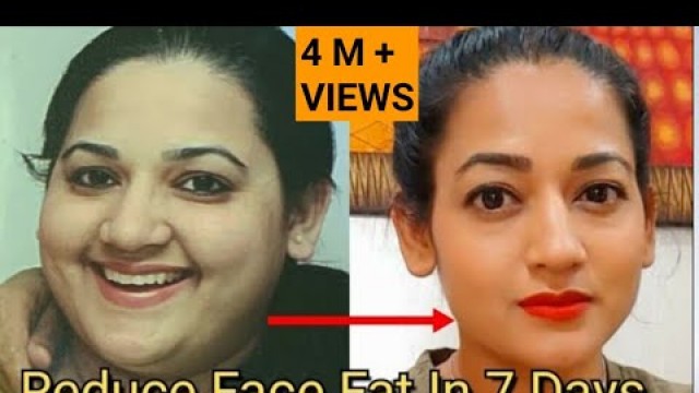 'How To Reduce Face Fat In 7 Days | No More DOUBLE CHIN, CHUBBY CHEEKS #7DaysChallenge'