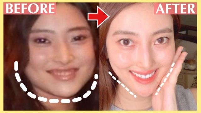 'V Shape Face Exercise! | Japanese Face Massage to Slim Down Your Face and Get V Shaped Face'