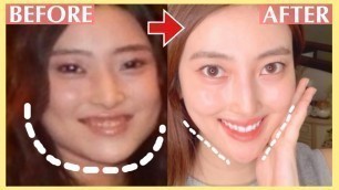 'V Shape Face Exercise! | Japanese Face Massage to Slim Down Your Face and Get V Shaped Face'