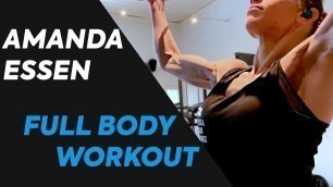 'Amanda Essen - Full Body Gym Workout - [Pozedown]'