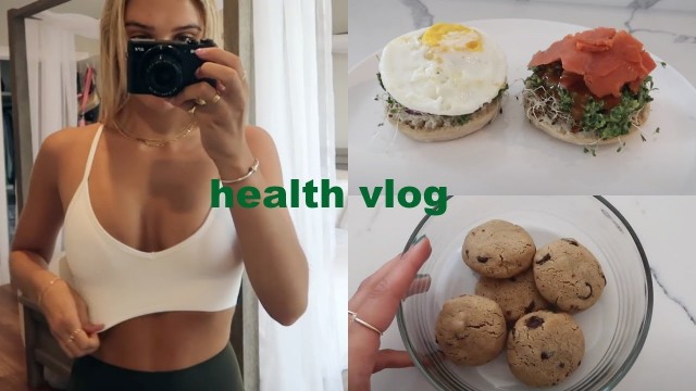 'vlog | my fitness tips & listening to your body, go-to workout clothes & what I eat!'