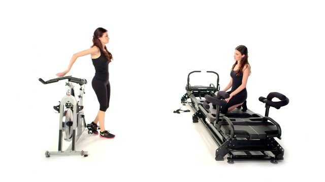 'Lagree Fitness - Megaformer vs Stationary Bike'