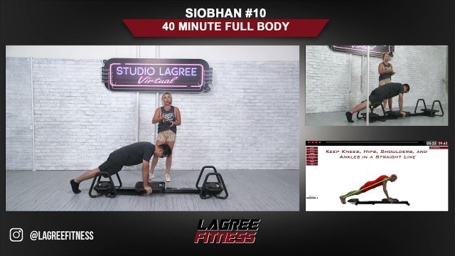 'Lagree Fitness Microformer Full Body 40 Minute Workout'