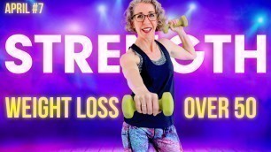 'DUMBBELL Strength Workout! (Perfect for Osteoporosis) 