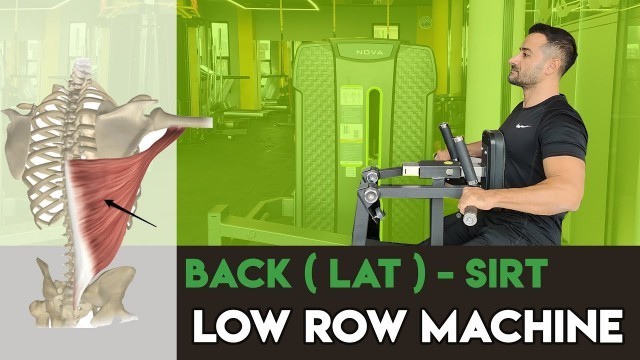 'Sırt - Kanat Hareketi Low Row ( Hammer Strength Machine )'