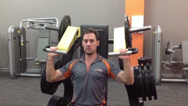 'Stepz Fitness - How to use the Shoulder Press Machine'