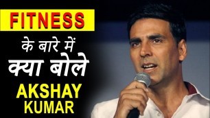 'Akshay Kumar Fitness Tips | Actors Tips | Akshay Kumar Health Motivation Video | Join To Bollywood'